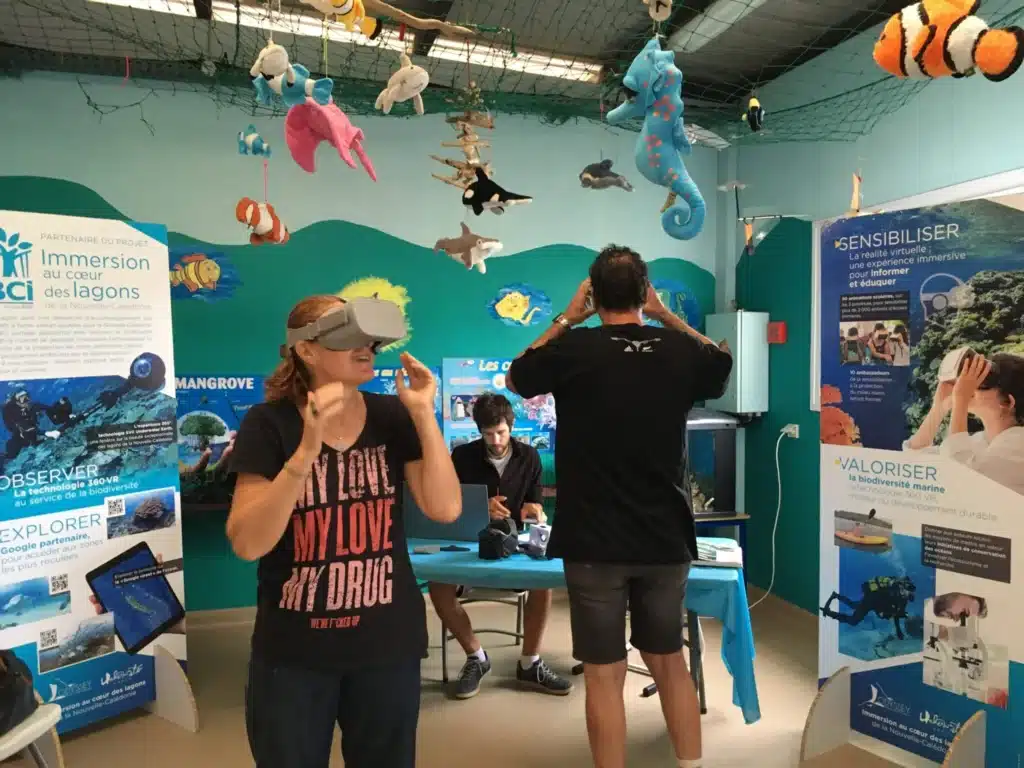 réalité virtuelle lagons Nouvelle-Calédonie