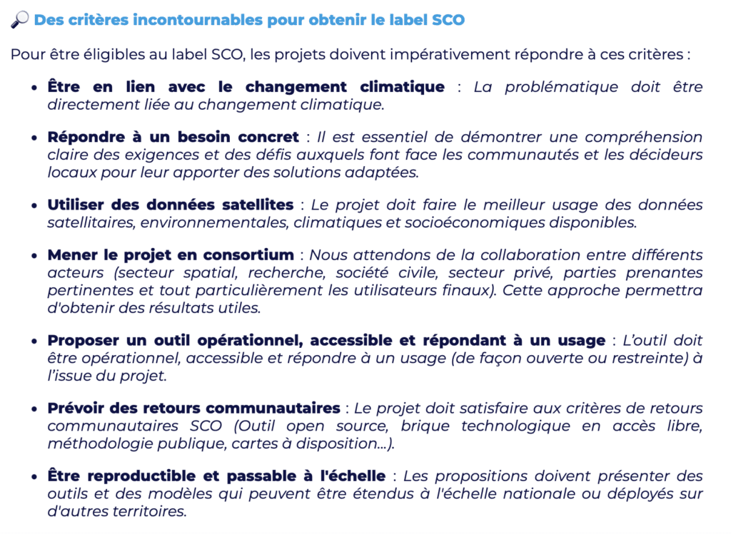 Space for Climate Observatory Nouvelle-Calédonie