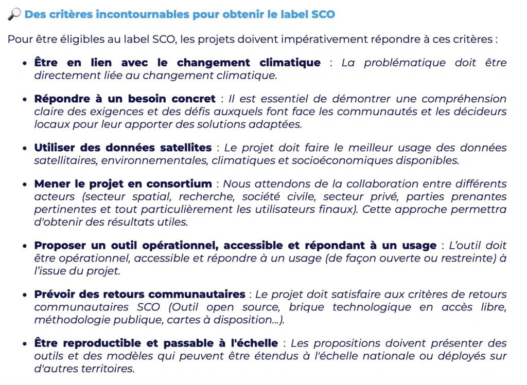 Space for Climate Observatory Nouvelle-Calédonie